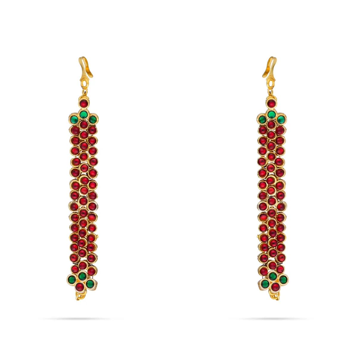 Kemp Dance Jewellery Set | Pearls with Stone Kemp Jewellery Set/ Bharatanatyam Jewellery Set for Dance