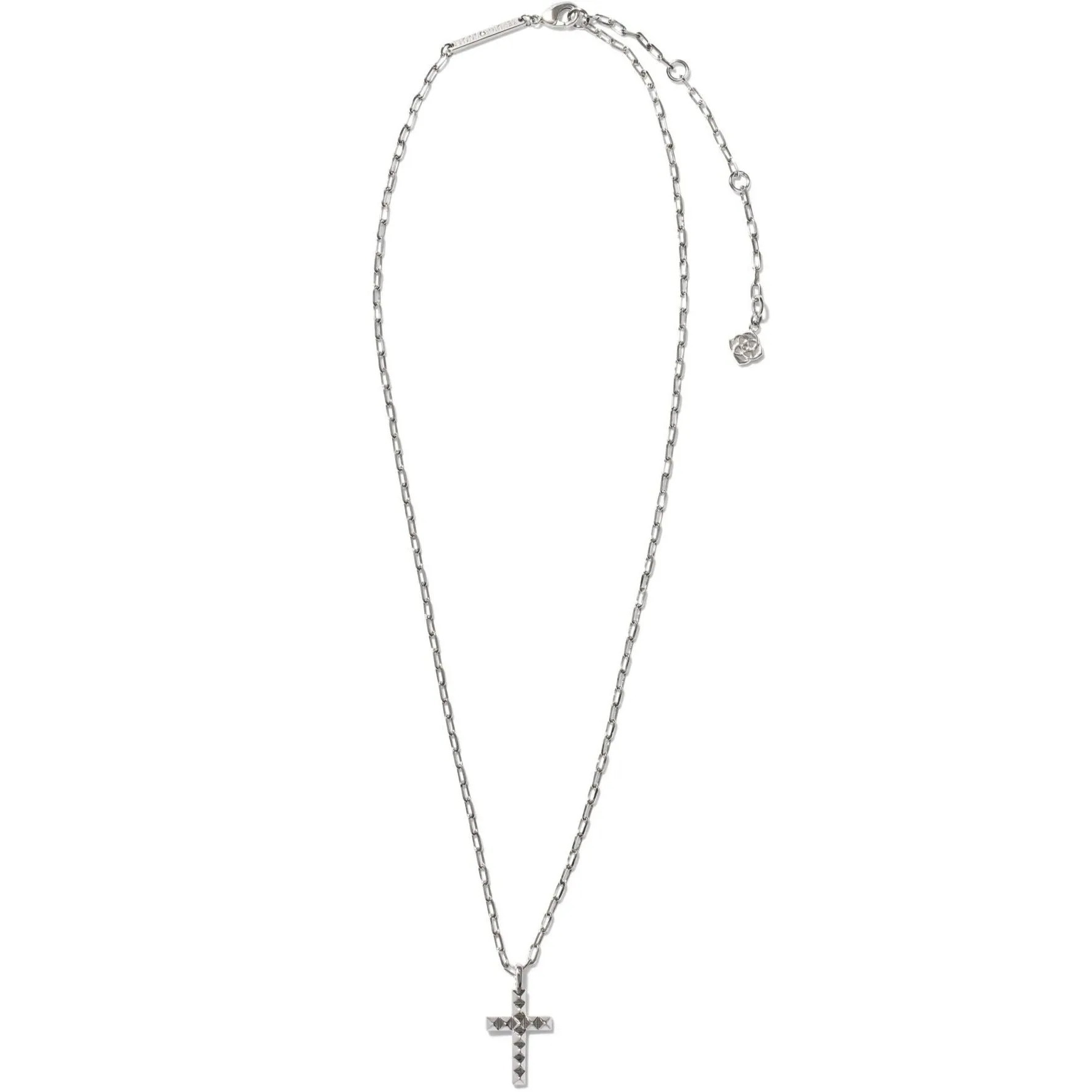 Kendra Scott | Jada Cross Short Pendant Necklace in Silver
