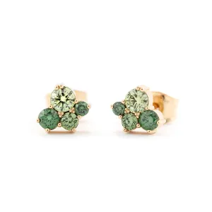 Keto Meadow earrings - Color diamonds Green 4