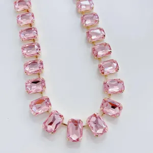 Klarissa Pink Stone Necklace