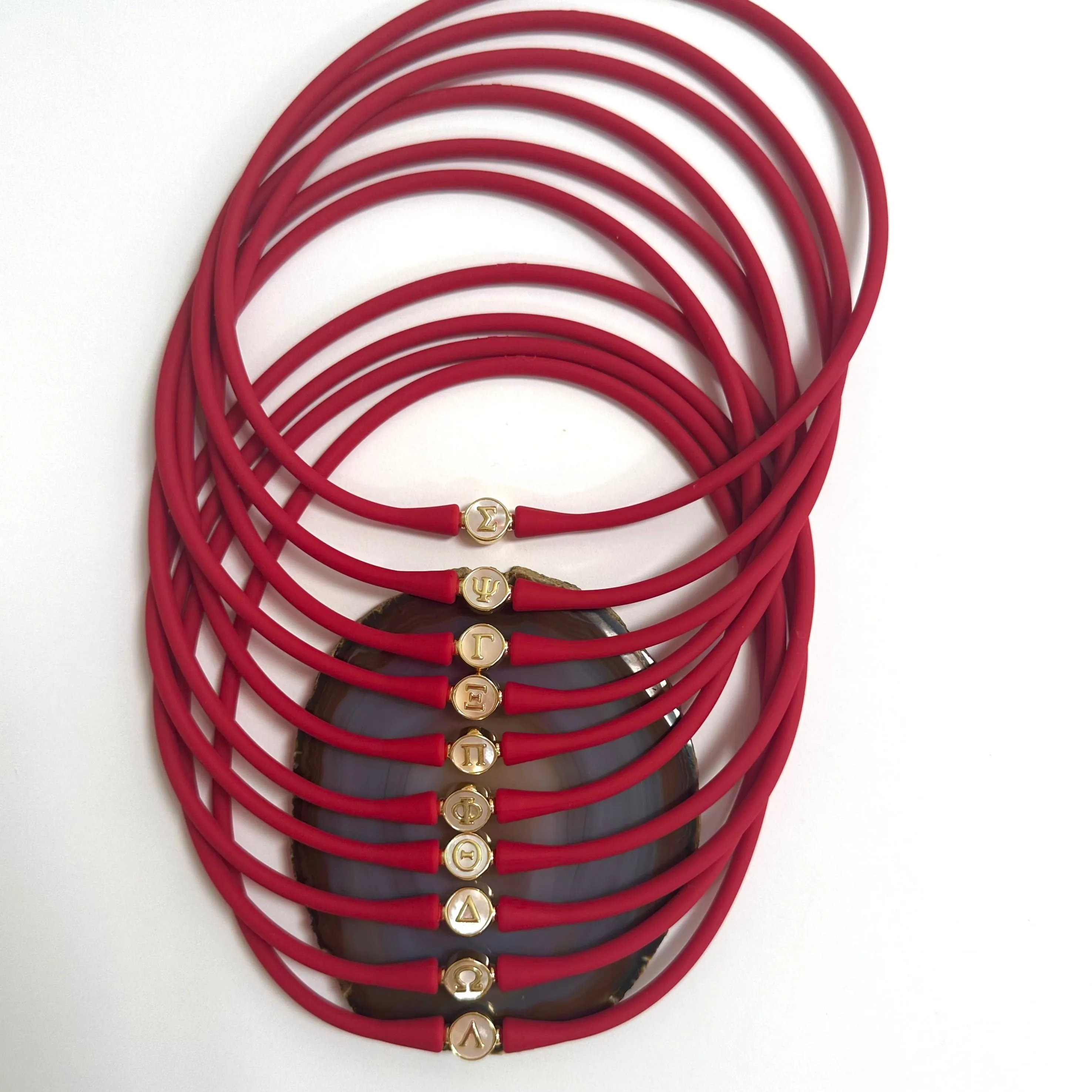 La Tua Storia Greek Letter Necklace