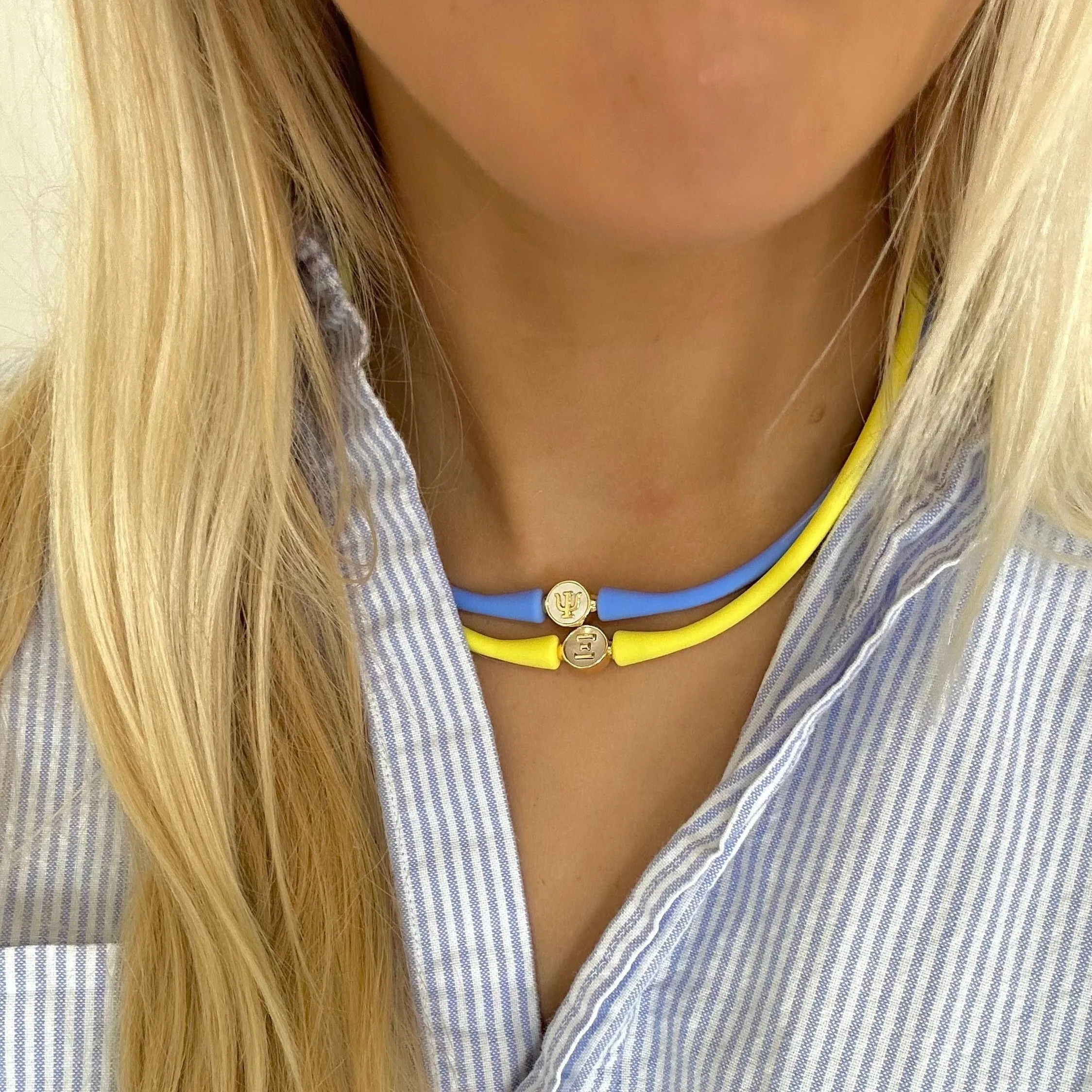La Tua Storia Greek Letter Necklace