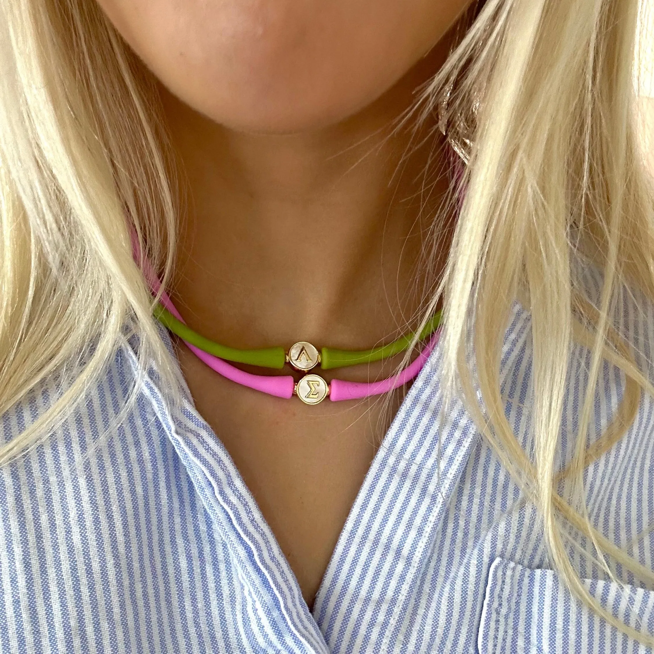 La Tua Storia Greek Letter Necklace