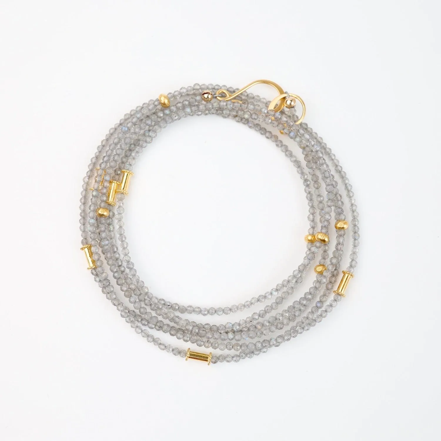 Labradorite and Gold Vermeil Necklace