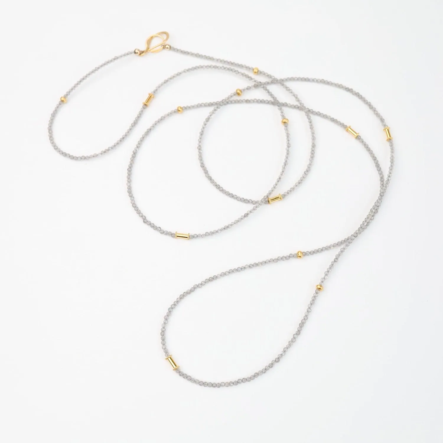 Labradorite and Gold Vermeil Necklace
