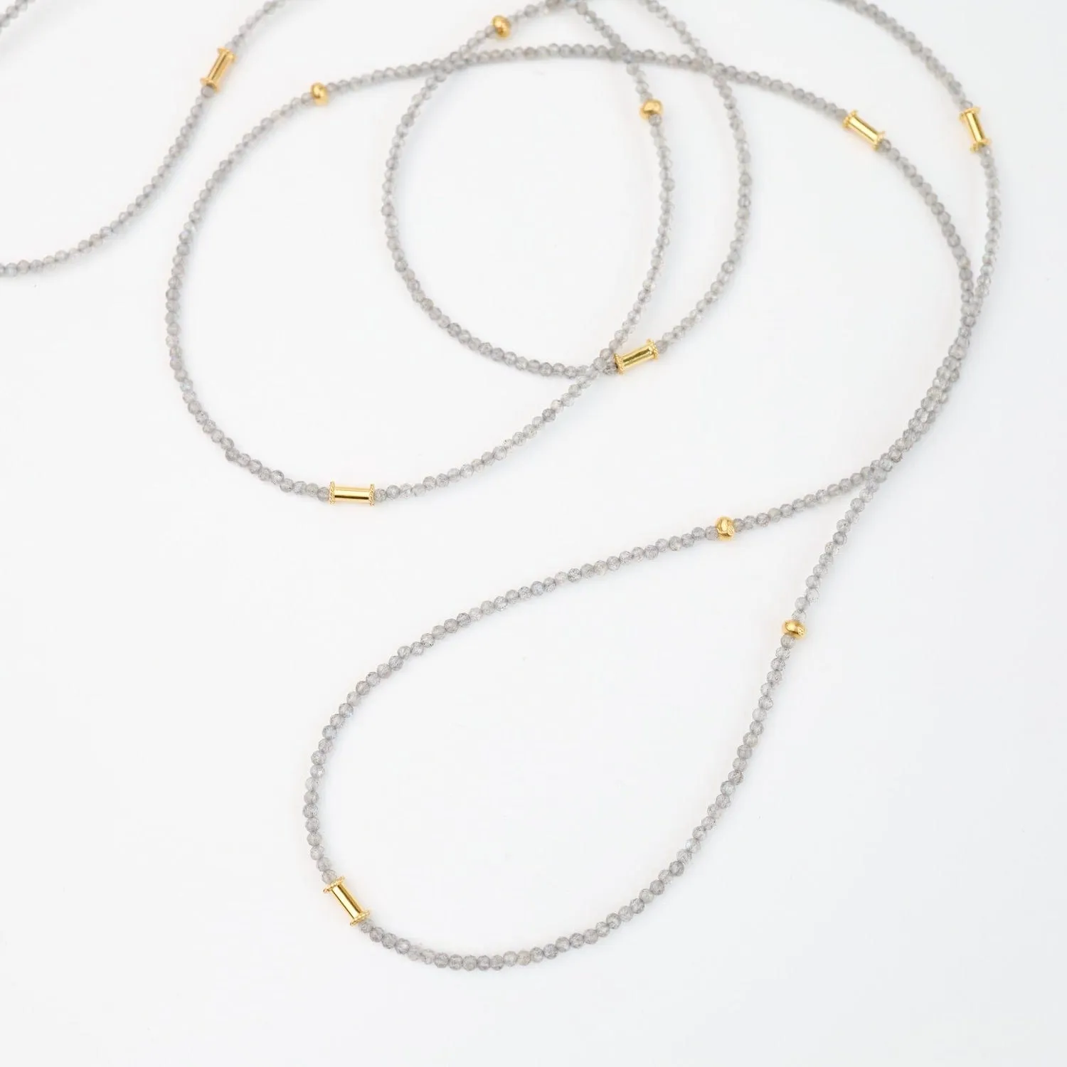 Labradorite and Gold Vermeil Necklace