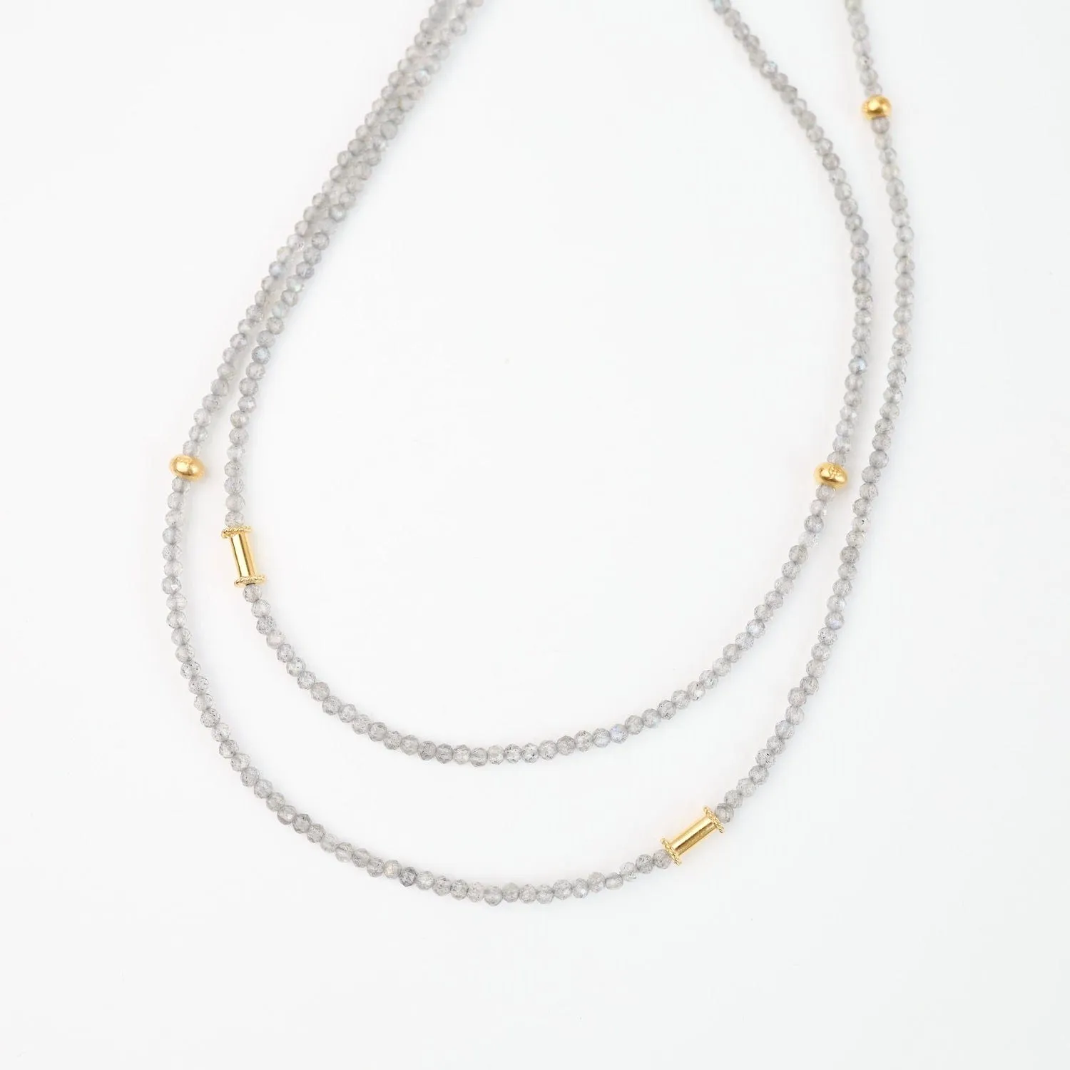 Labradorite and Gold Vermeil Necklace