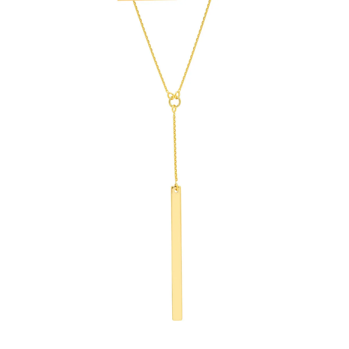 Lariat Bar Adjustable Necklace