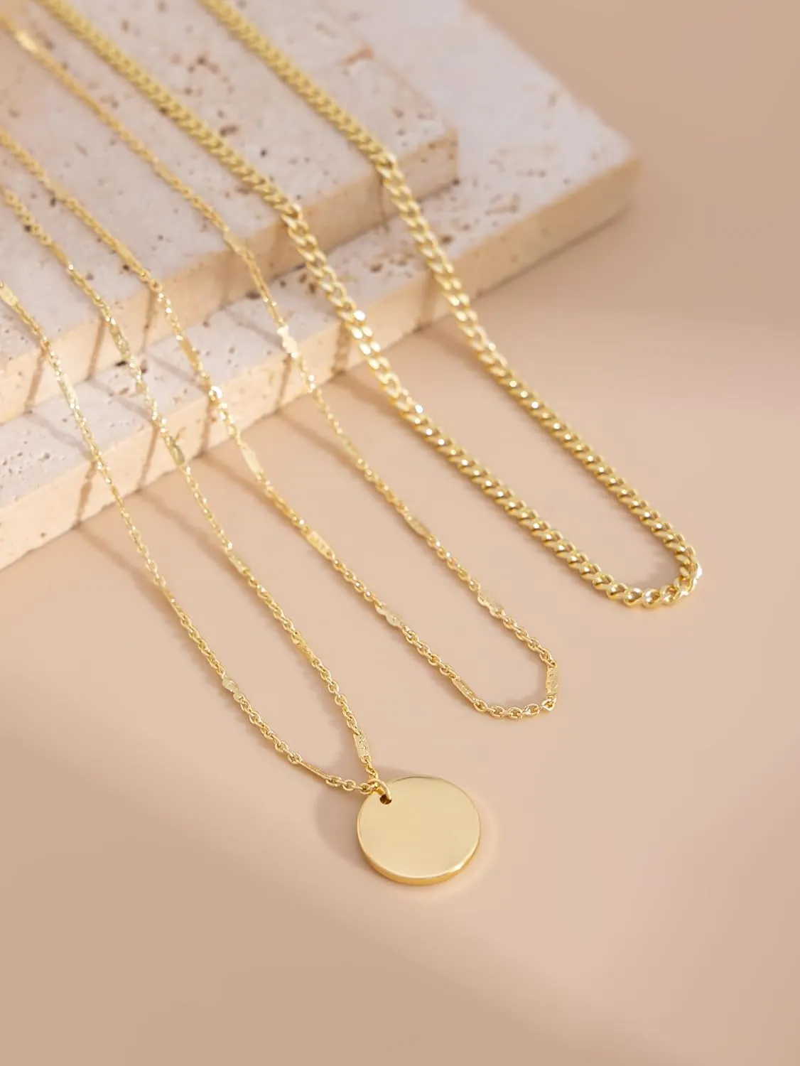 Layered Gold Necklaces for Women Trendy Chunky Silver Stackable Choker Necklace Dainty Cuban Paperclip Chain Necklace Jewelry Set