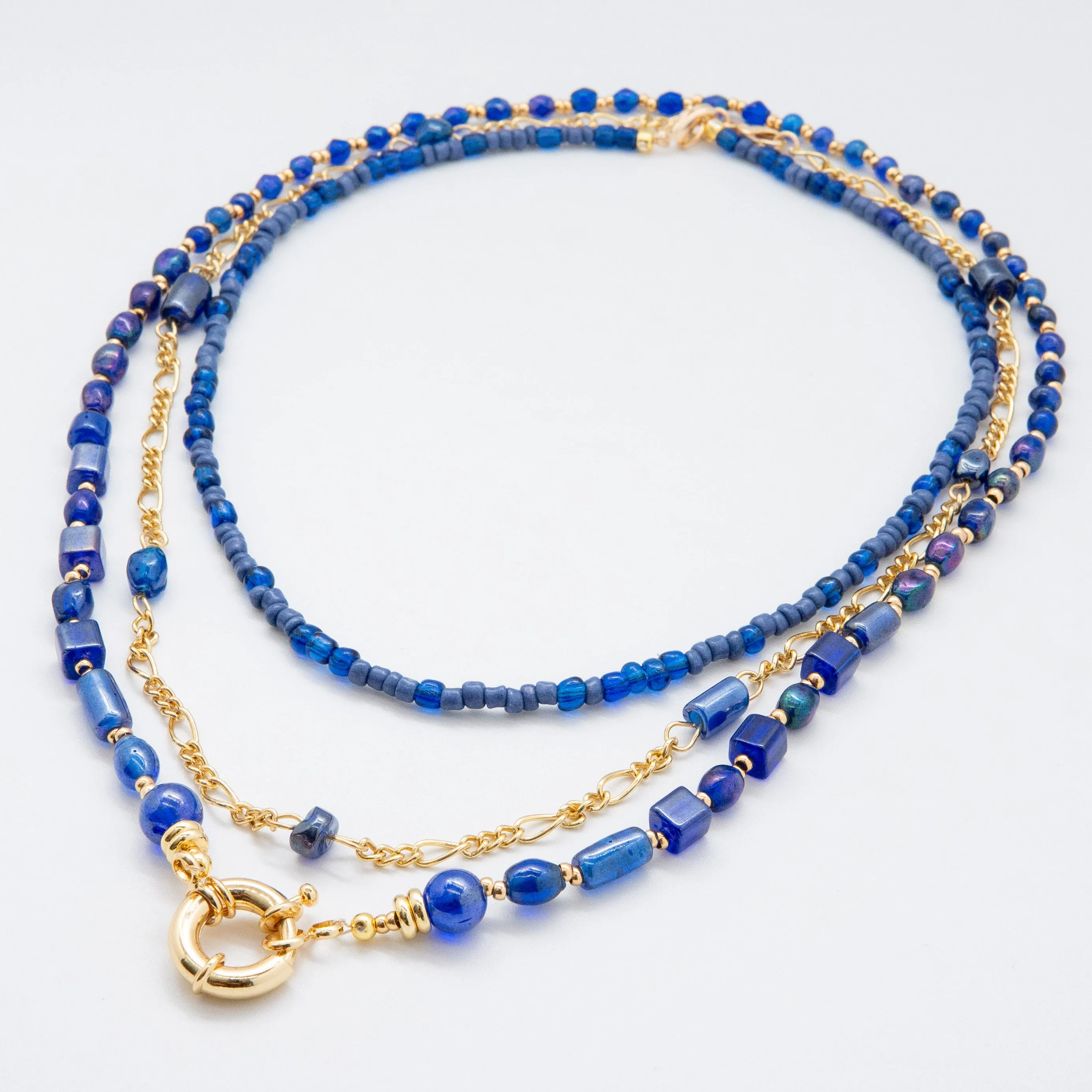 Lazuli Heart Stackable Necklace