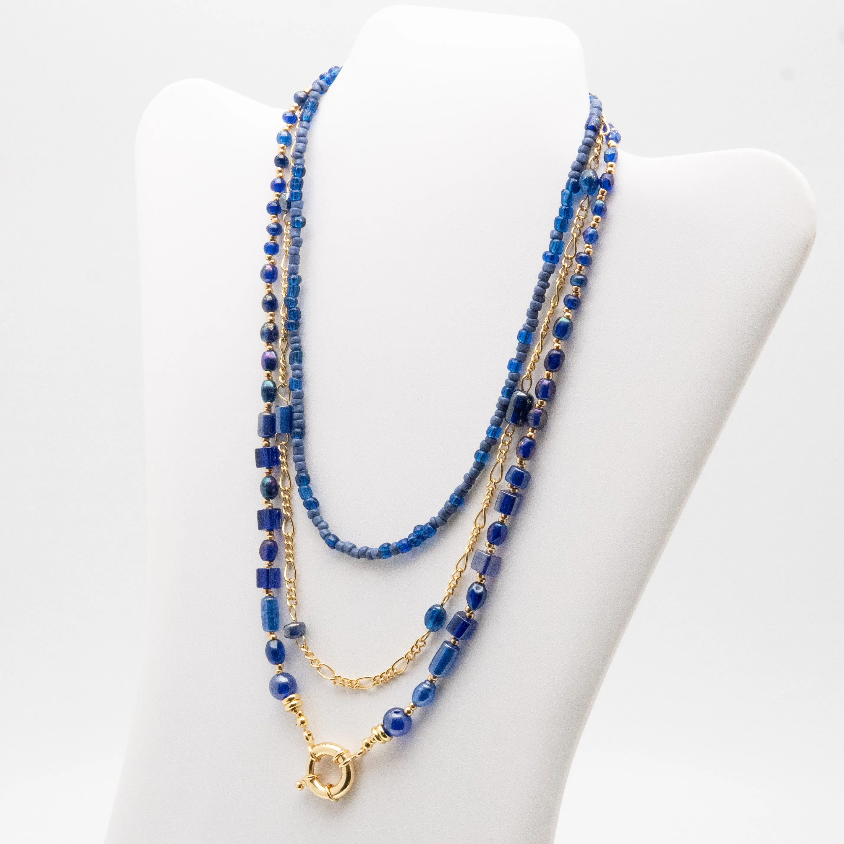 Lazuli Heart Stackable Necklace
