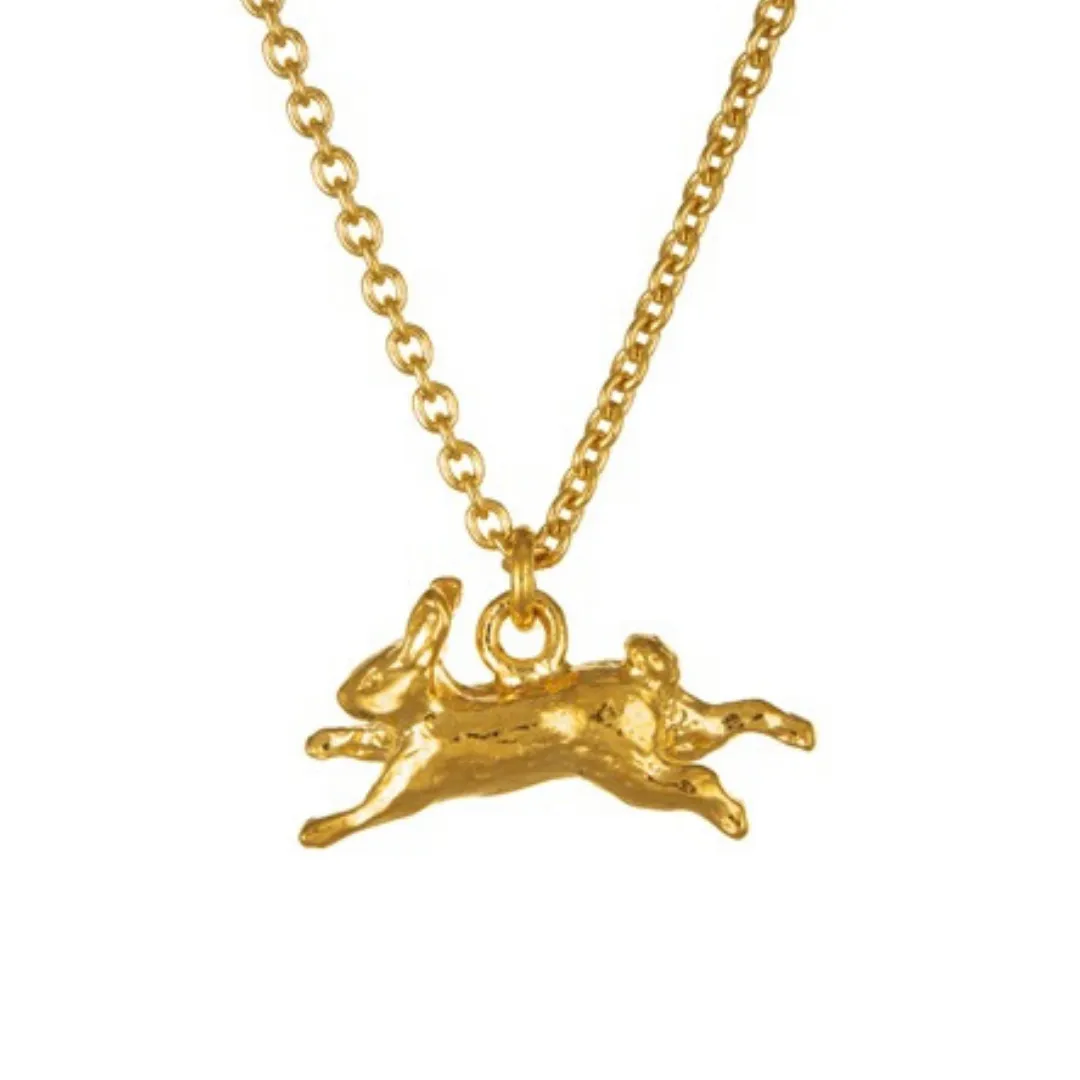 Leaping Rabbit Necklace