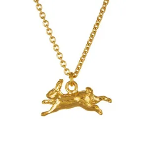 Leaping Rabbit Necklace