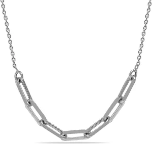 LeCalla Sterling Silver Italian Chain Necklace Hypoallergenic Adjustable Handmade Chain Necklaces for Women with Lobster Claw Clasp 18 Inches
