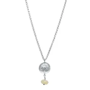 Lesunja  Zodiac Gemini Silver Necklace