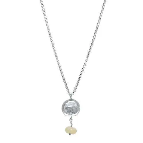 Lesunja  Zodiac Gemini Silver Necklace