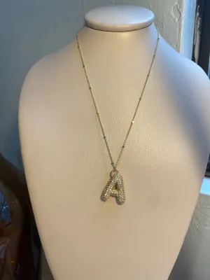 Letter Initial Necklaces