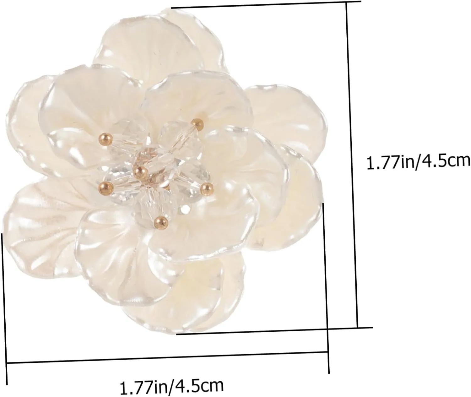LIFKOME 2 Pcs Flower Accessories Shoe Charm Bracelet Flower Charms Jewelry Making Charm Finding Bag Making