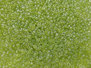Light Green Transparent Lustre Round Rocaille Glass Seed Beads (Wholesale)
