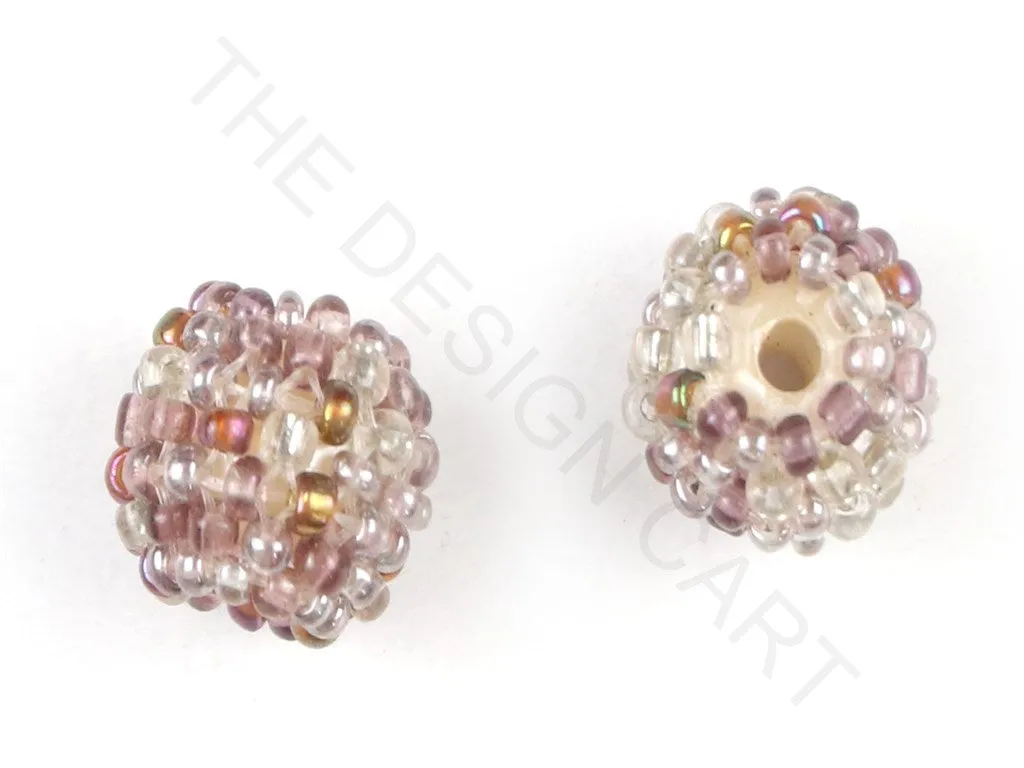Light Purple Woven Beaded Beads