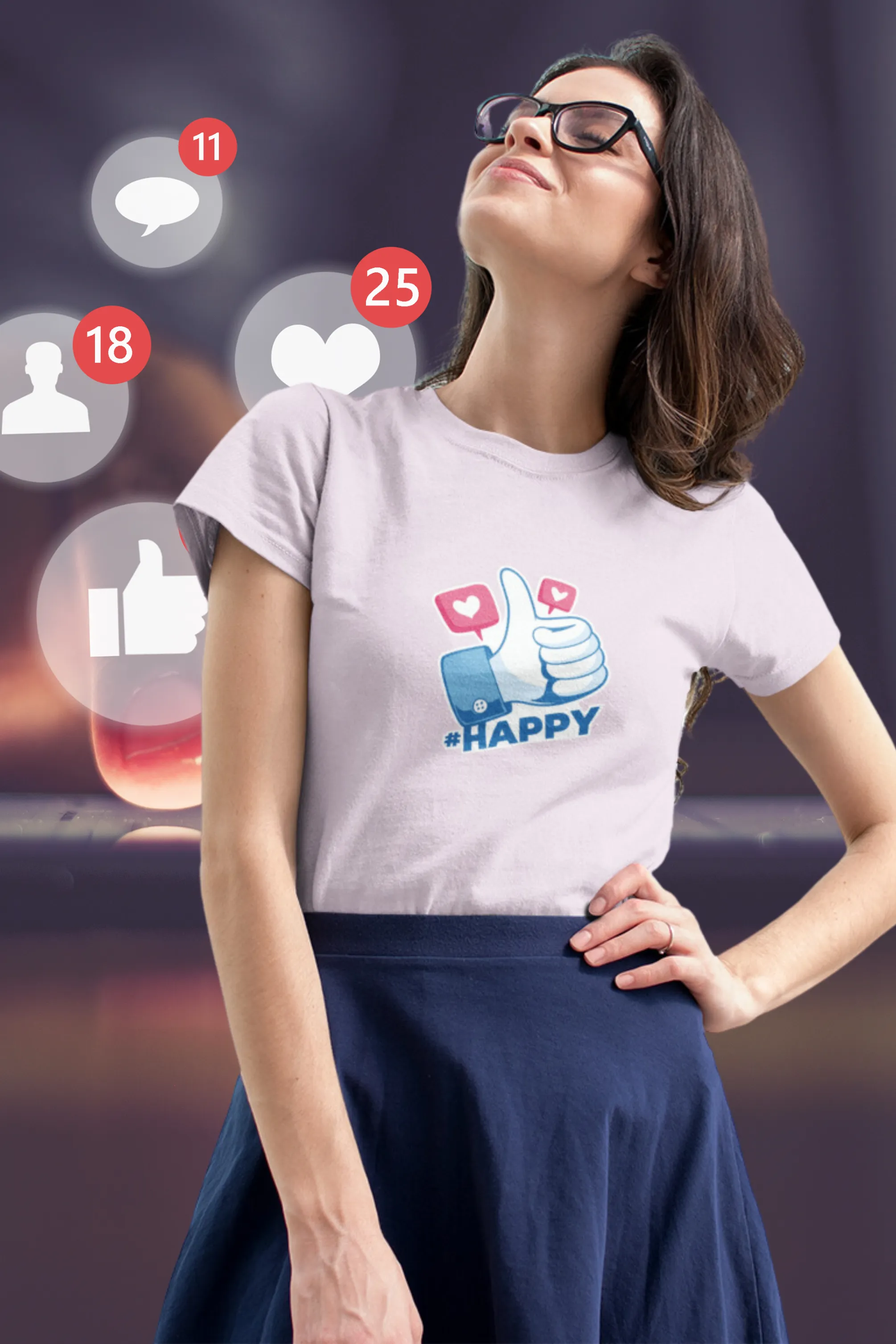 Like Printed T-shirt for women