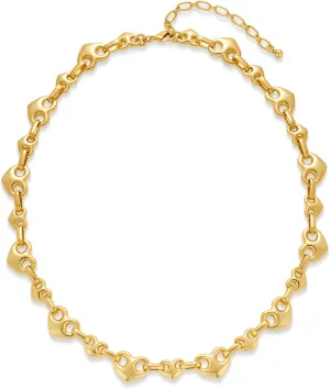 LILIE&WHITE Gold Necklaces For Women Chunky Necklaces Trendy Gold Link Chain Necklace Fashion Choker Necklace Women Jewelry Gift