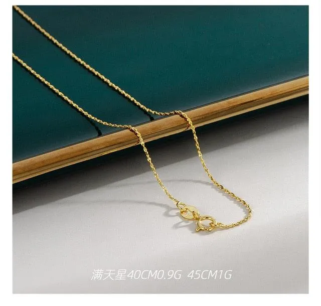 Luminous Aura: 18K Gold Plated Statement Necklaces