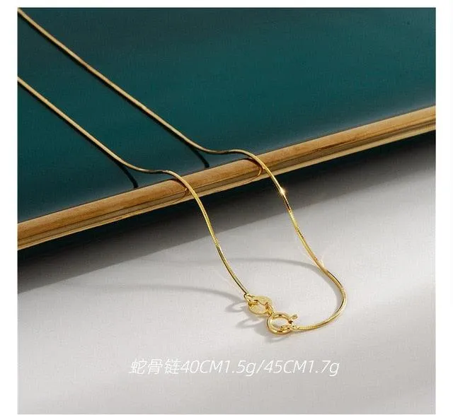 Luminous Aura: 18K Gold Plated Statement Necklaces