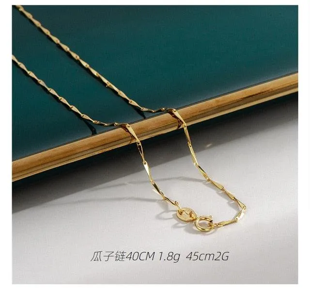 Luminous Aura: 18K Gold Plated Statement Necklaces