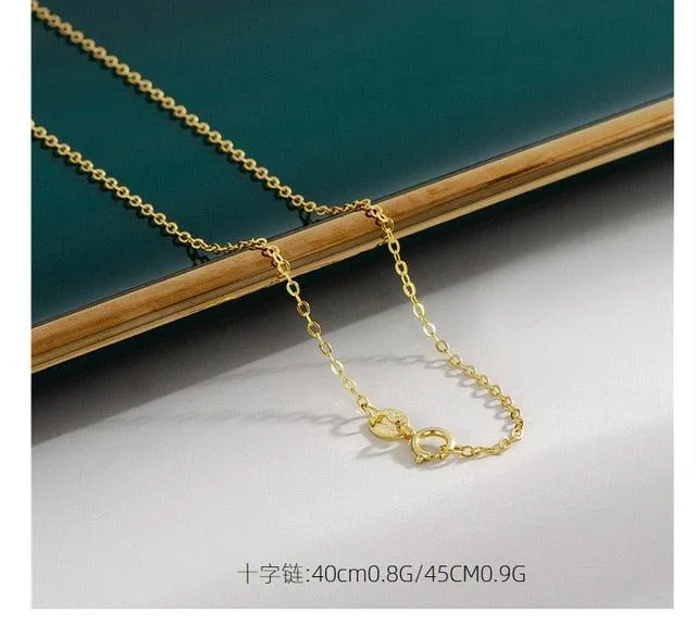 Luminous Aura: 18K Gold Plated Statement Necklaces