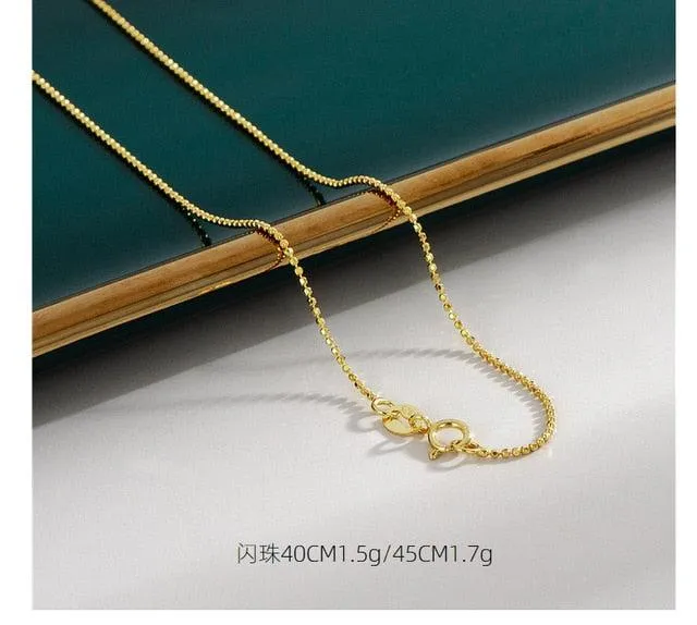 Luminous Aura: 18K Gold Plated Statement Necklaces