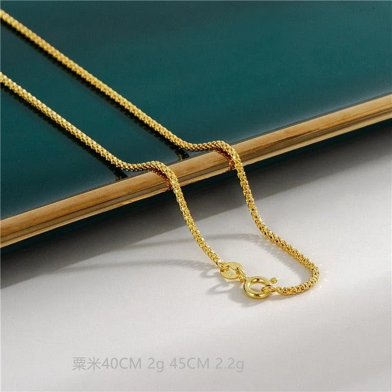 Luminous Aura: 18K Gold Plated Statement Necklaces