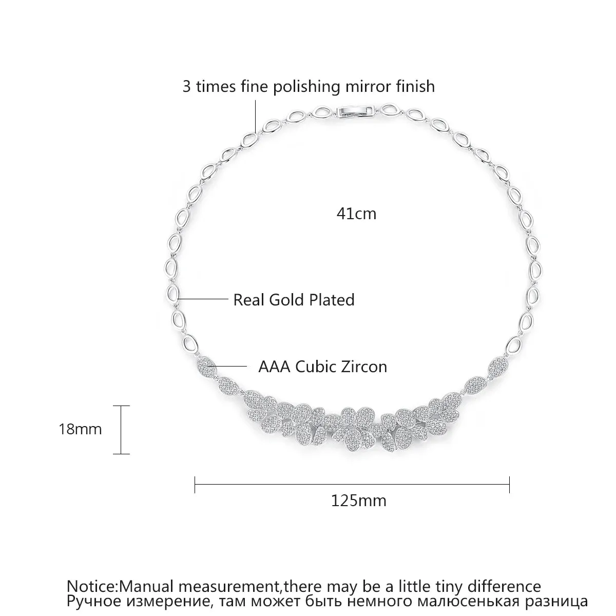 Luxury CZ Chocker Necklace