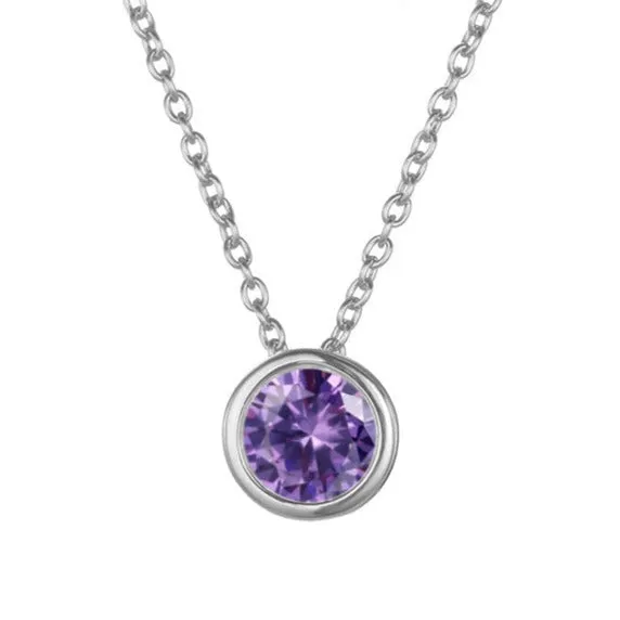 Lyra Birthstone Necklace