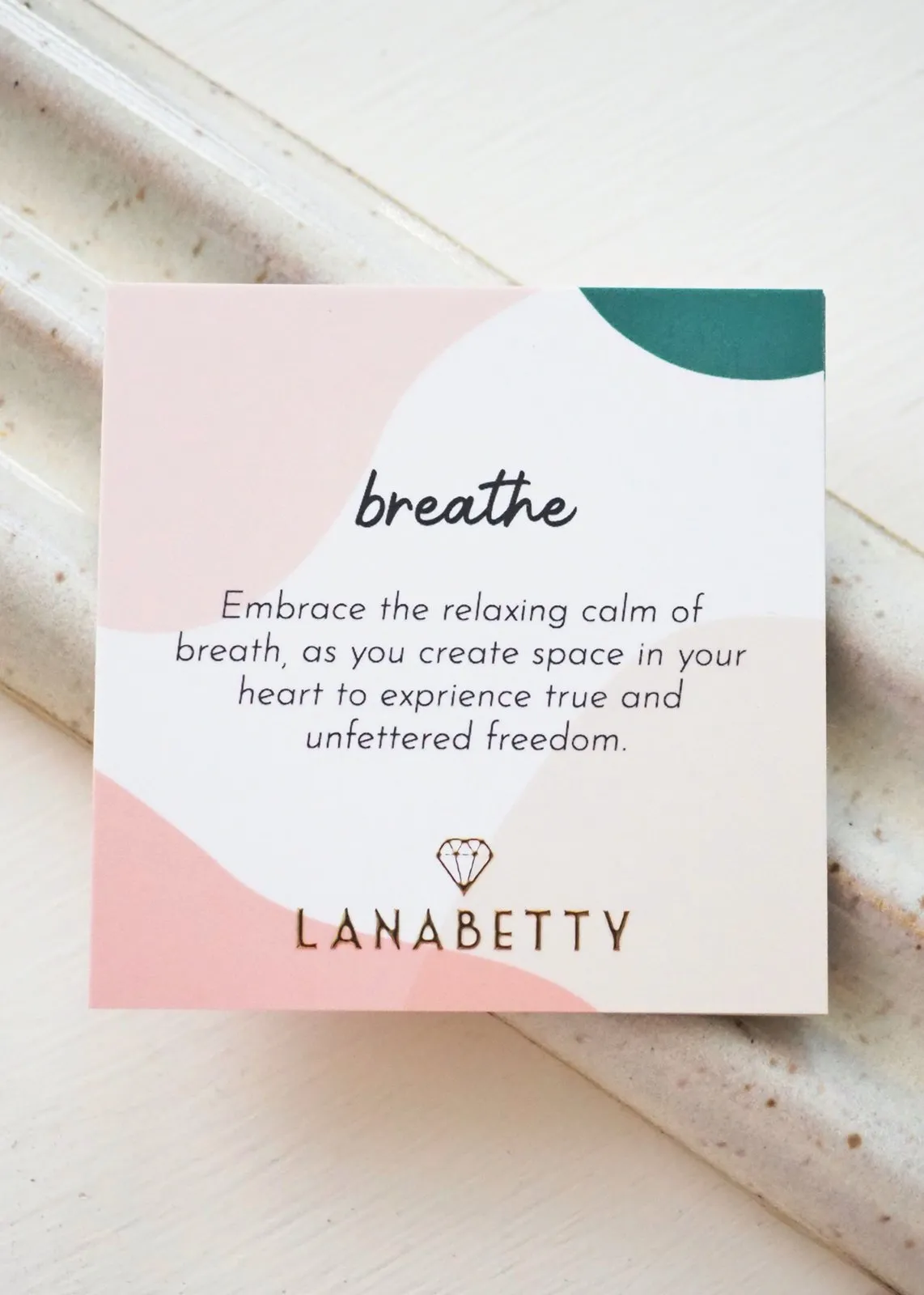 Mantra | Breathe Necklace - 20"
