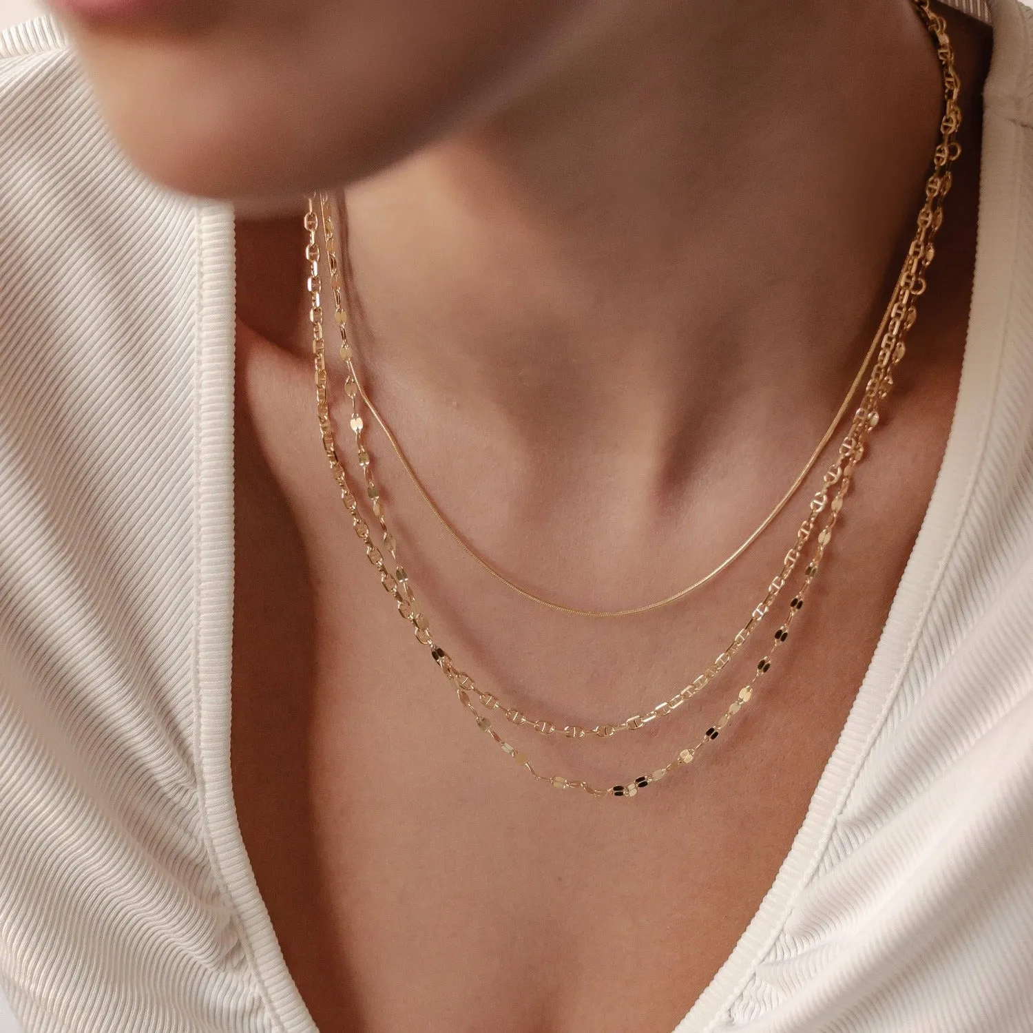 Mariner Chain Necklace Sterling Silver