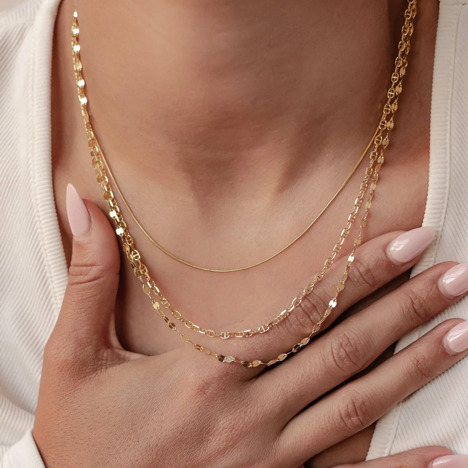 Mariner Chain Necklace Sterling Silver