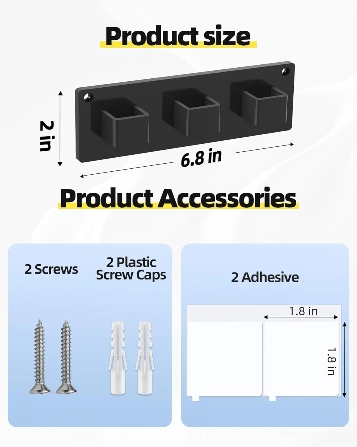 MaxGear Sunglasses Organizer Wall, Black Acrylic Eyewear Display Rack for Multiple Glasses, Glasses Holder for Office & Home Decor, Unique Gift for Husband, Women & Girls (1 Pack)