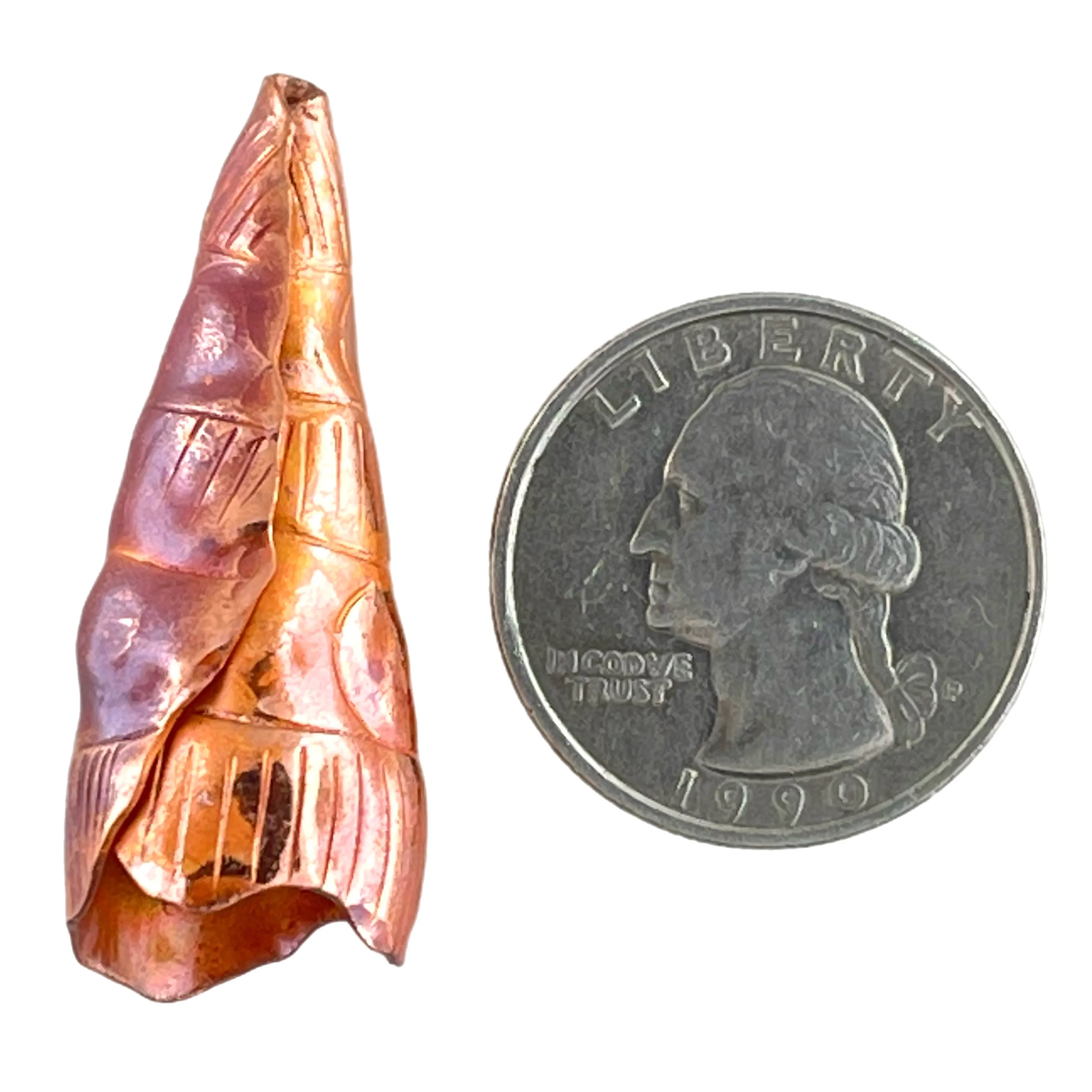 Medium Folded Copper Cone End