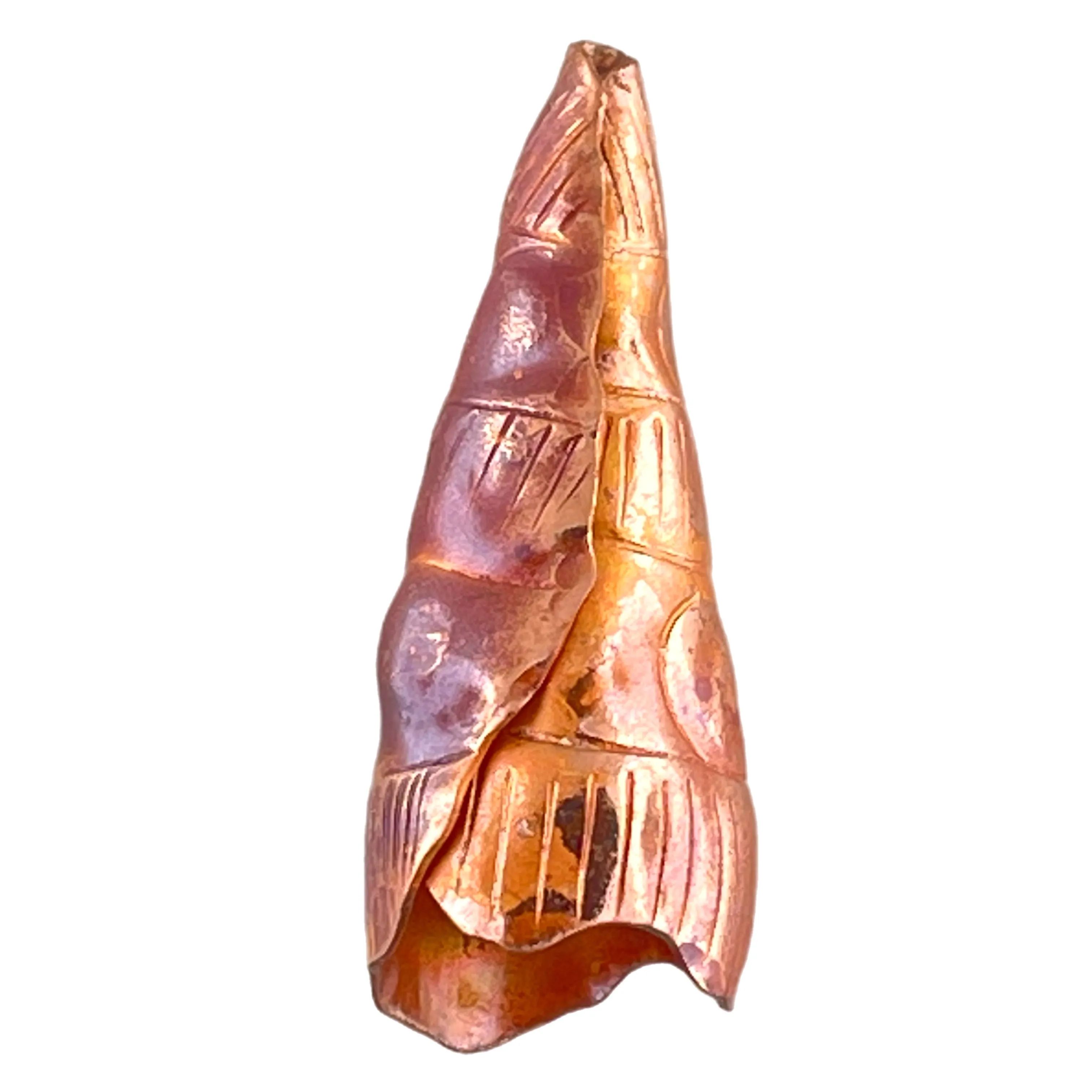 Medium Folded Copper Cone End