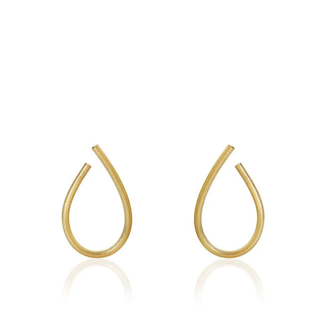 Medium Kharisma 18K Gold Hoops