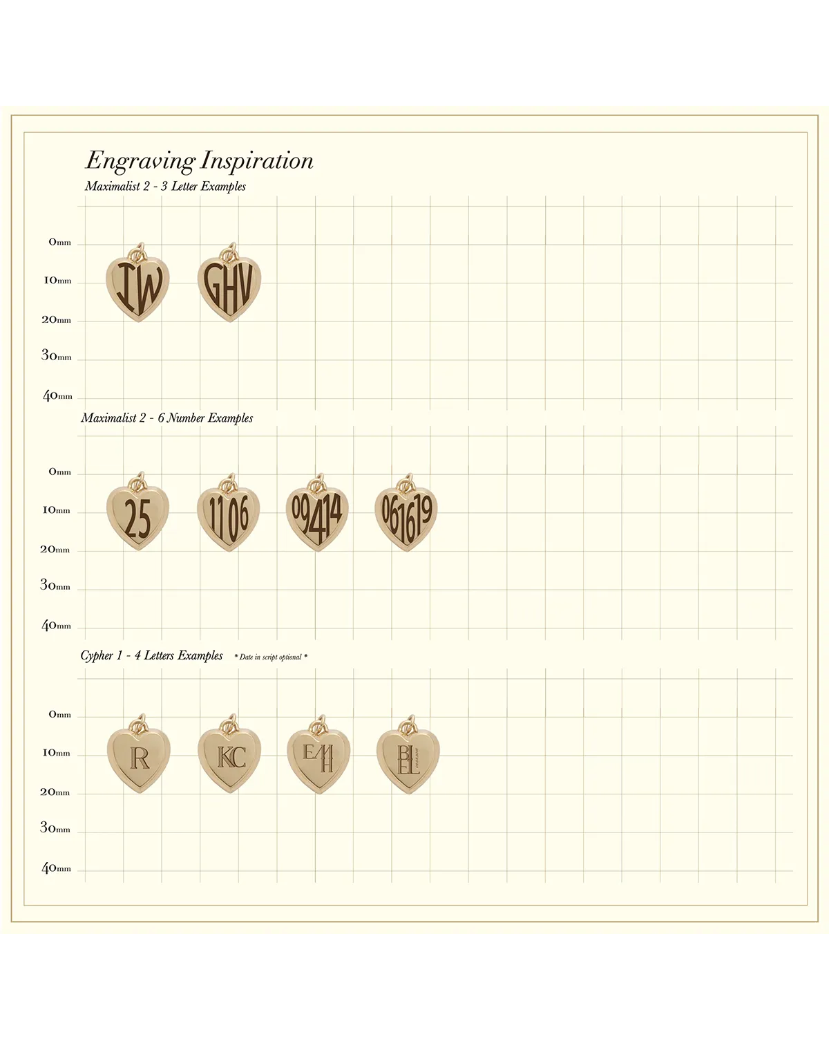 Medium Strong Hearts Necklace with Medium Heart Ingot Medallion