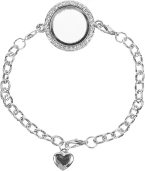 Memory Locket Bracelet for Women Diy Photo Box Charm Jewelry Magnetic Locket Bracelet Photo Frame