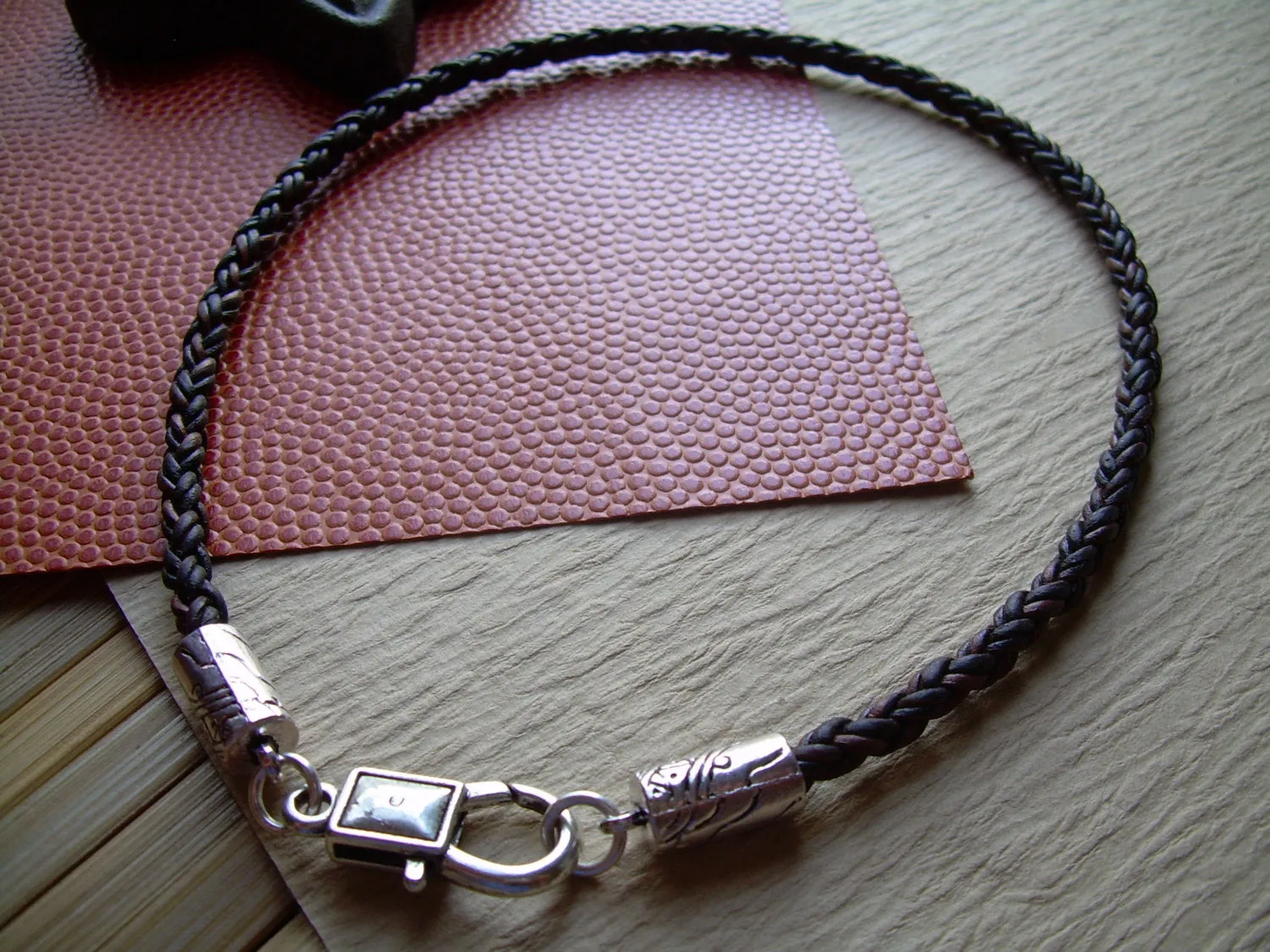 Men's  Leather Necklace, Necklaces for Men, Braided Leather Necklace, Mens Necklaces, Guys Necklaces, Braided, Leather, Necklace, for Men