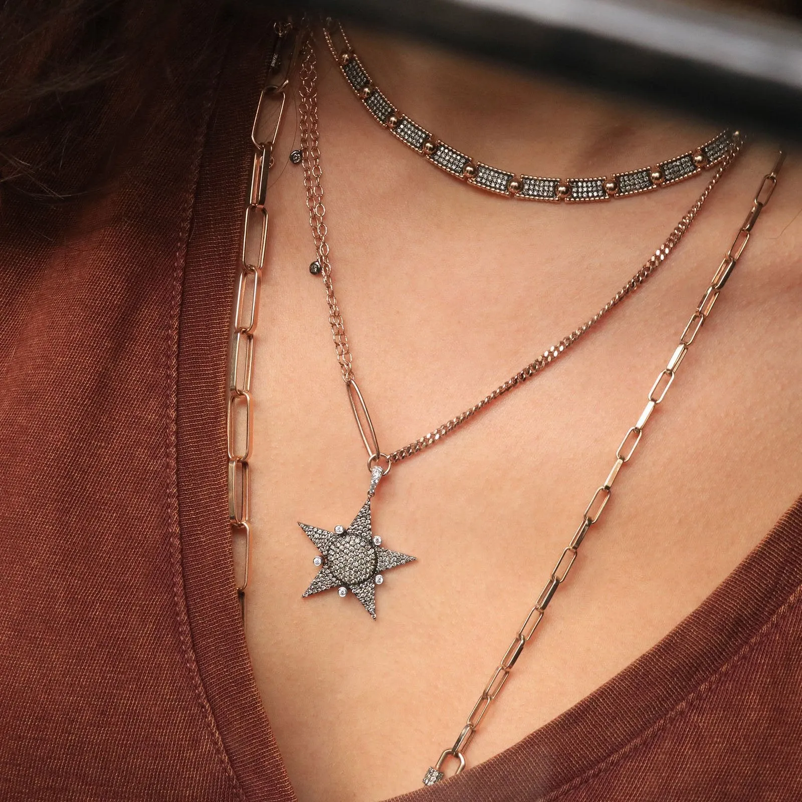 Midi Eclectic Star Kolye