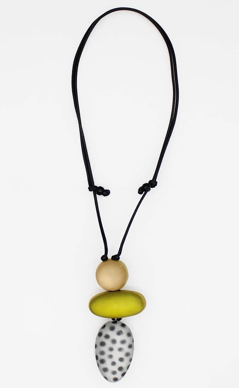 Midori Dot Pendant, Lime