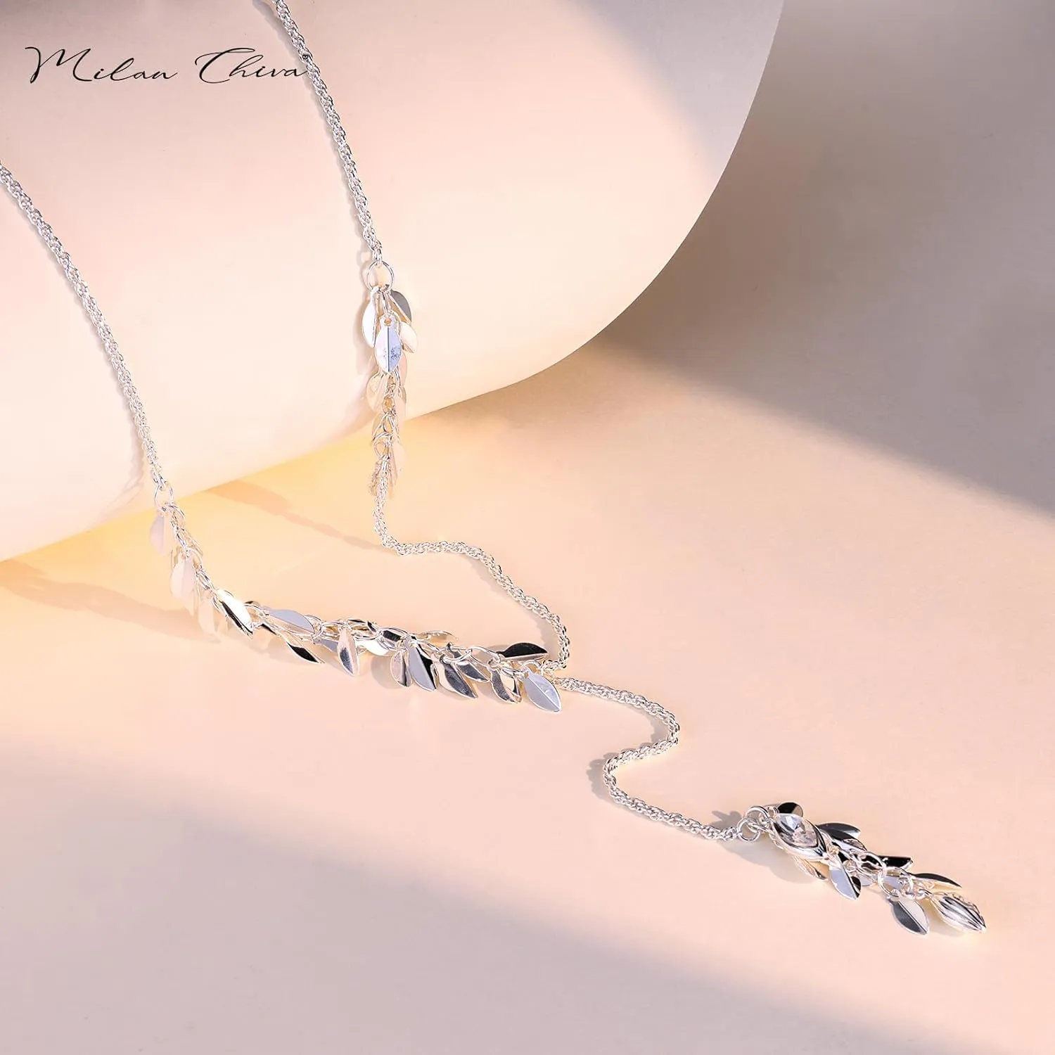 Milan Chiva Gold Necklaces for Women 14K Gold Plated Chain Lightweight Dainty Jewelry
