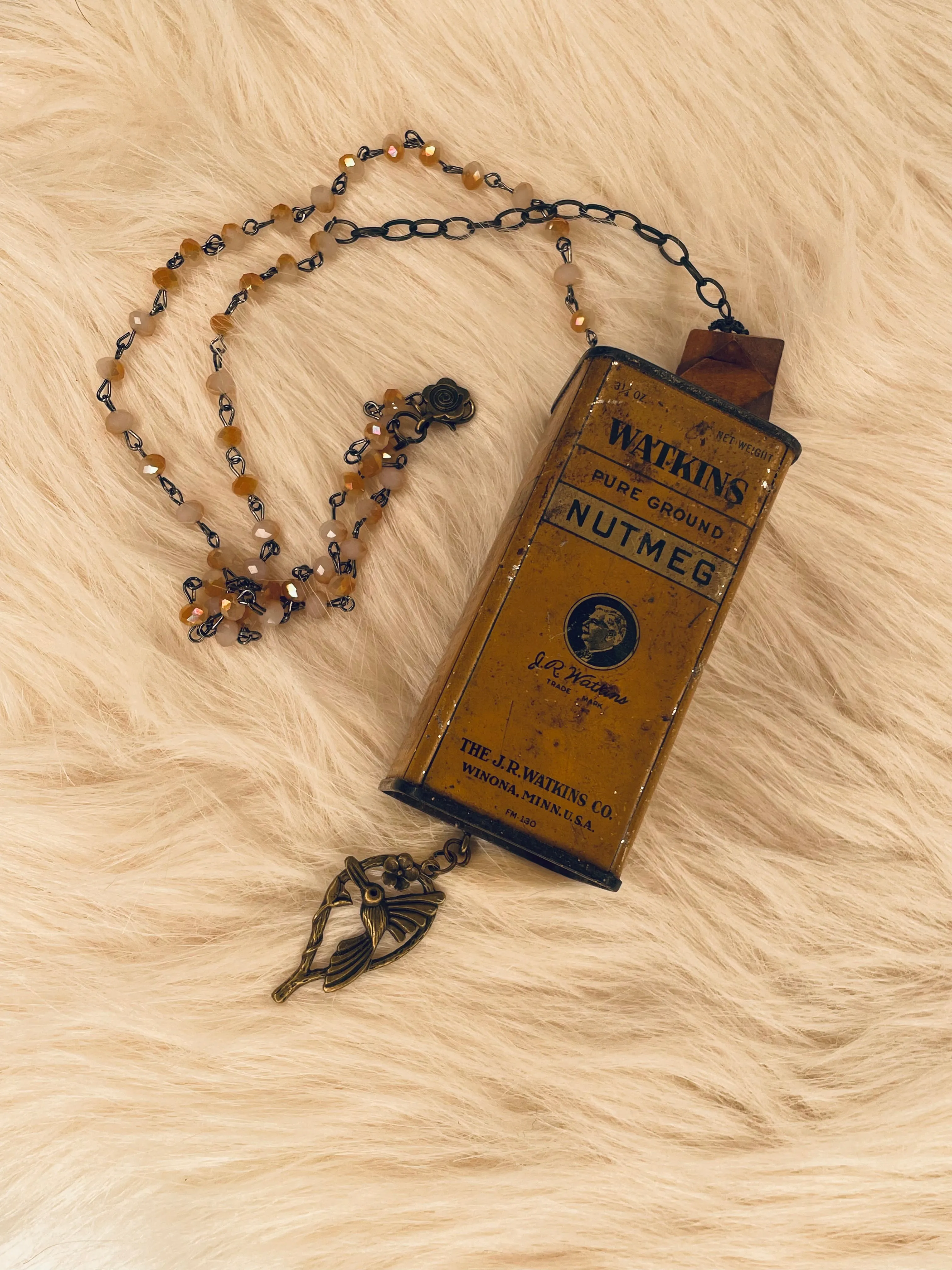 Mild and Sweet Tin Necklace by Gina