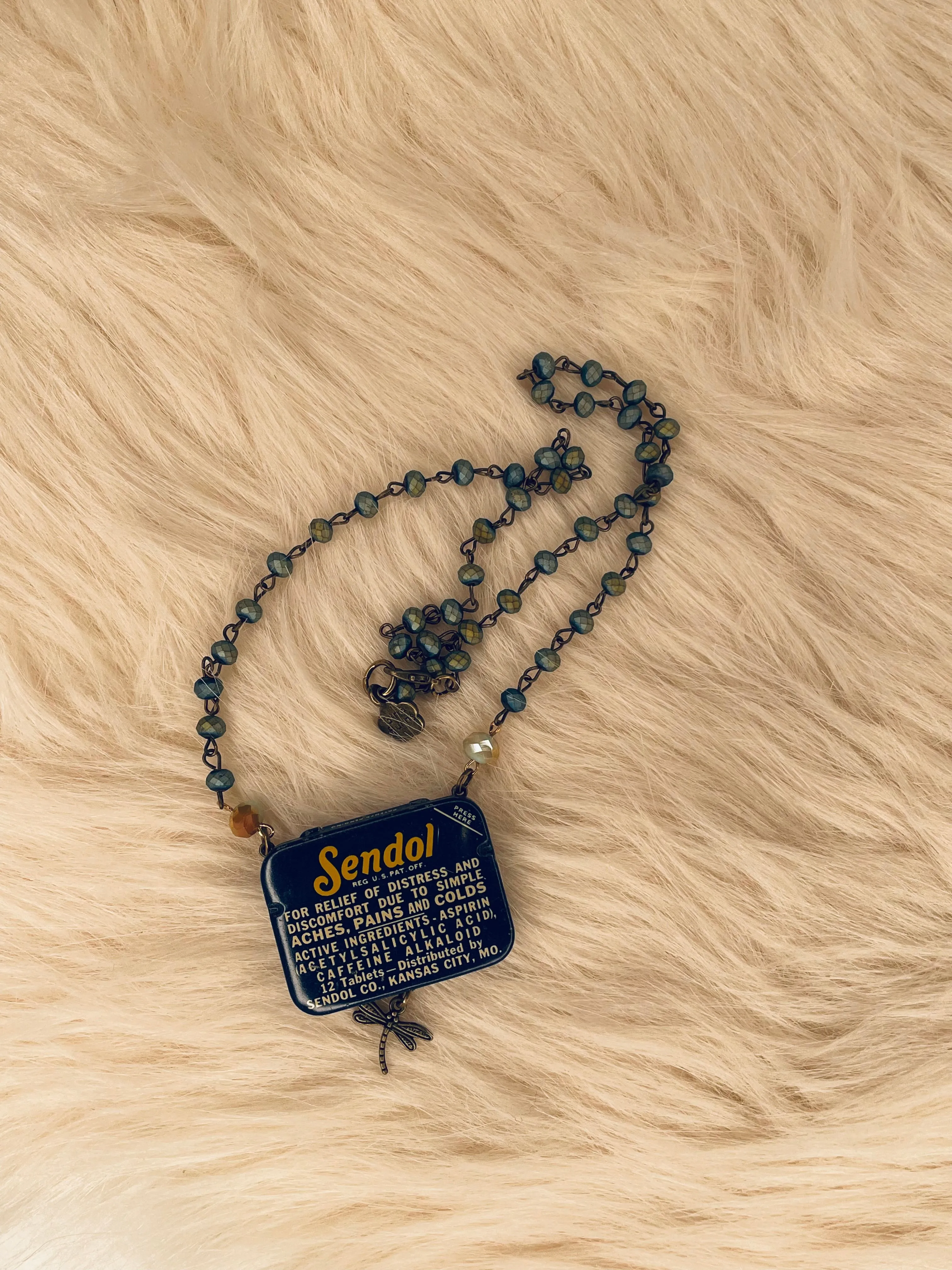 Mild and Sweet Tin Necklace by Gina