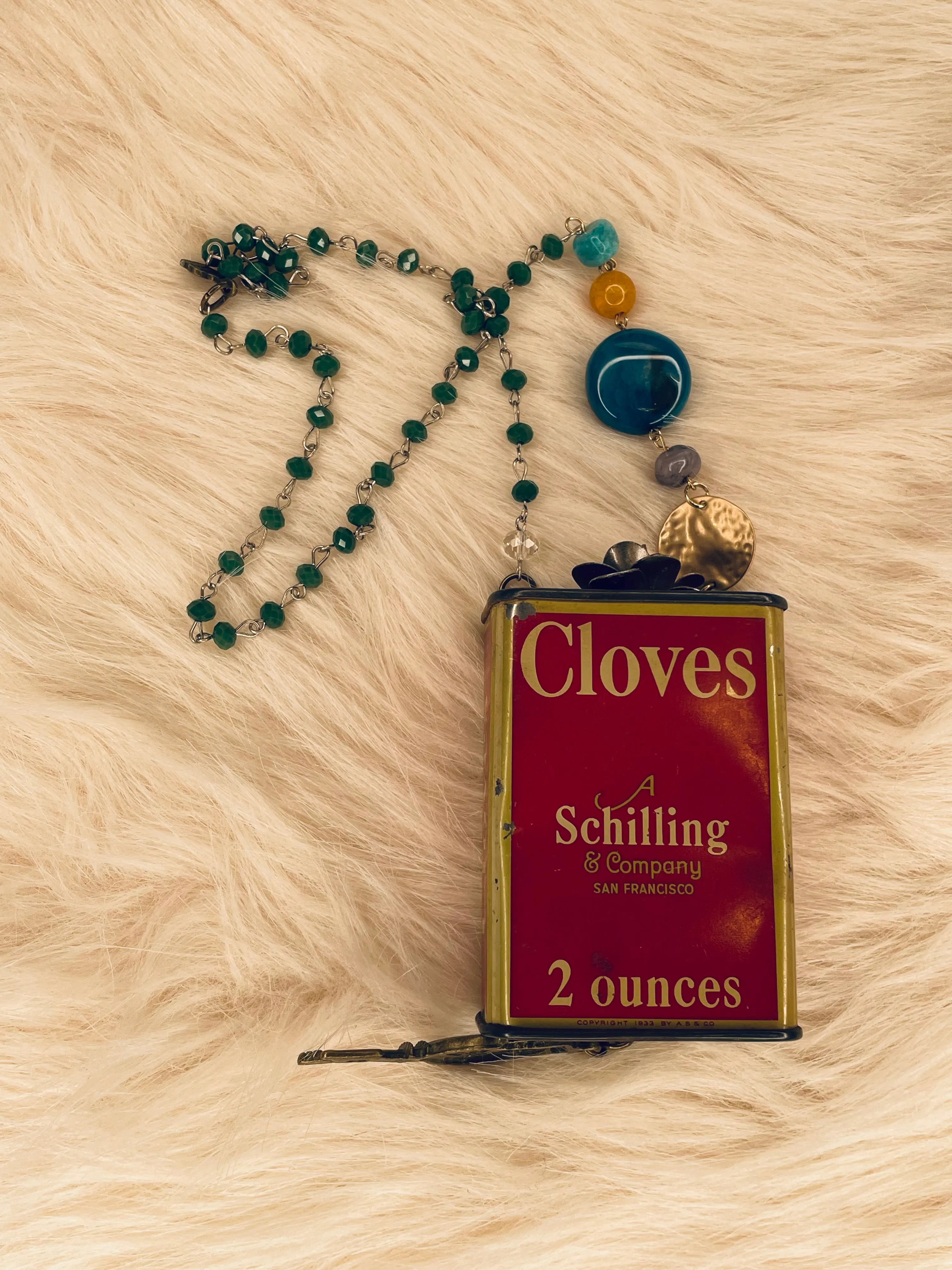 Mild and Sweet Tin Necklace by Gina